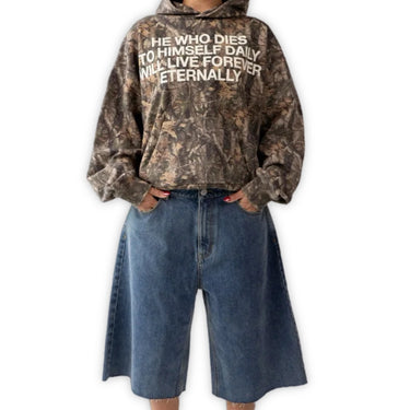 CAMOUFLAGE PATTERN HOODIE
