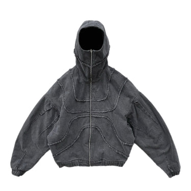 DENIM ZIP UP JACKET