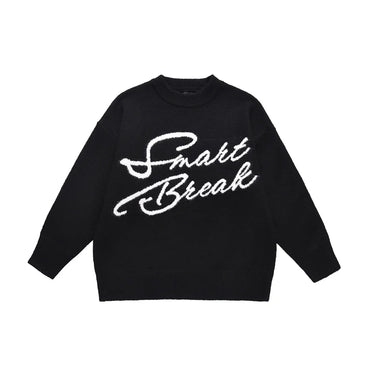 SMART BREAK KNITTED PULLOVER